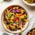 thai chickpea salad in a bowl