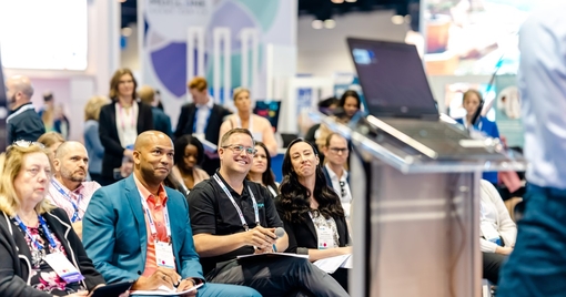 Attendees at the HIMSS Global Conference