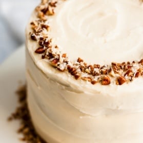 carrot cake with cream cheese frosting