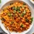 Puerto Rican rice and beans in a bowl