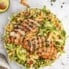 healthy chopped chicken salad in a bowl