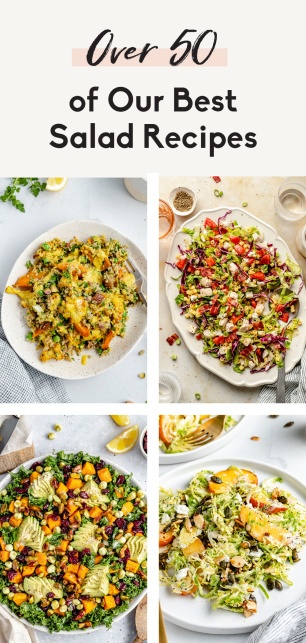 collage of the best salad recipes