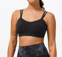 black sports bra