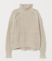 beige sweater