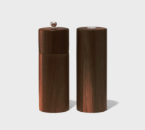 wooden salt and pepper grinders