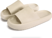 beige slippers