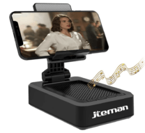 cellphone stand and speaker