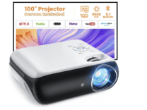 projector with screen